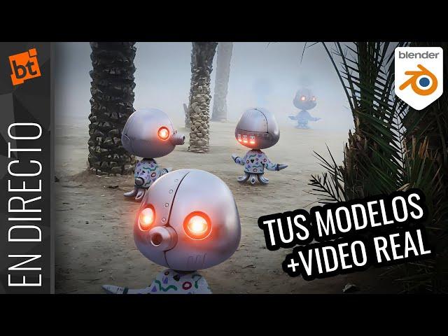 Cómo integrar 3D sobre video real con Blender