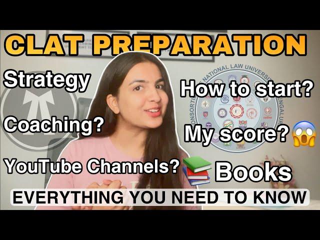 CLAT Preparation 2023 | What is CLAT entrance test? Books, syllabus, strategy, coaching #clat #law