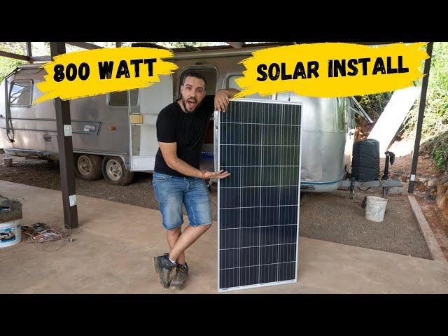 Watch Us Build an Airstream Solar System in Costa Rica Eco-Village | Off-Grid Living