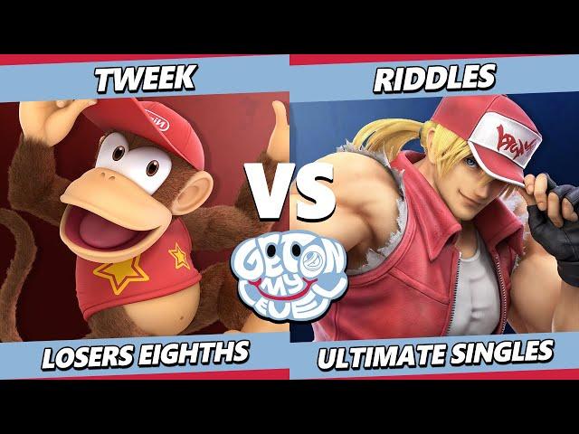 GOML 2023 Top 8 - Tweek (Diddy Kong) Vs. Riddles (Kazuya, Terry) Smash Ultimate - SSBU