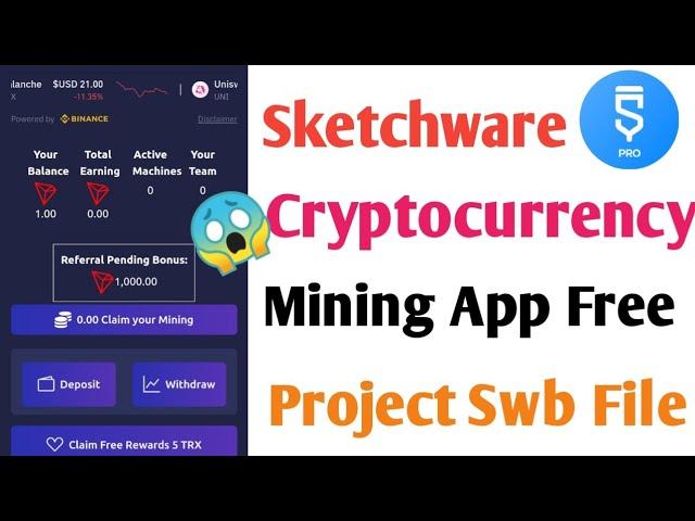 sketchware cryptocurrency earning app free Project swb file | sketchware bitcoin mining app project