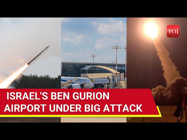 Houthi Ballistic Attack Shuts Tel Aviv's Ben Gurion Airport | 18 Israelis Injured