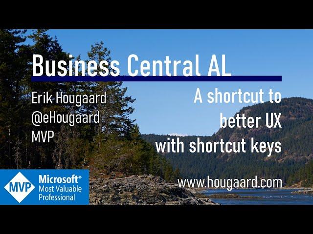 A shortcut to better UX with shortcut key in AL and Business Central