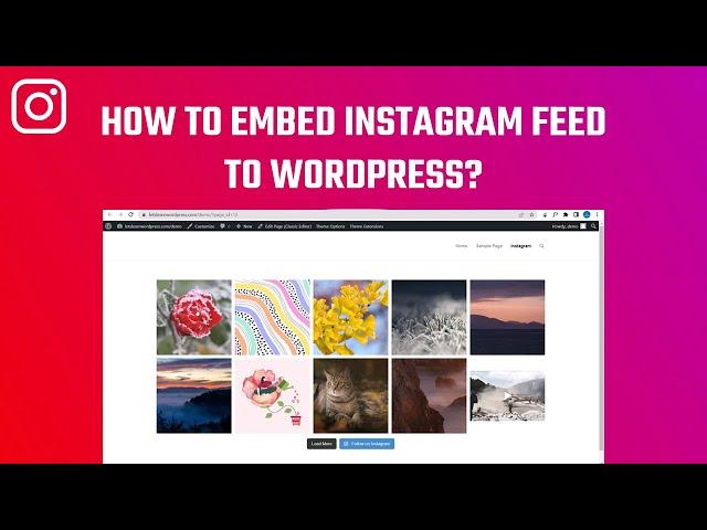 How to add Instagram feed to WordPress? WordPress Instagram feed | smash balloon plugin #WordPress34