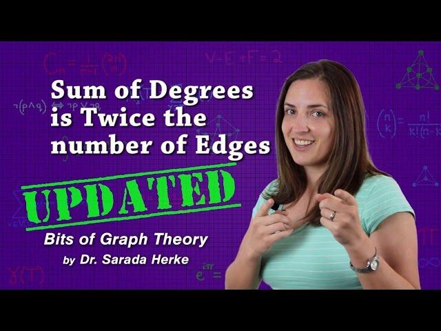 Graph Theory: 06 Sum of Degrees is ALWAYS Twice the Number of Edges