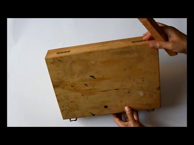 lezioni di pittura, dipingere en plein air,costruzione di un cavalletto portatile pochade box