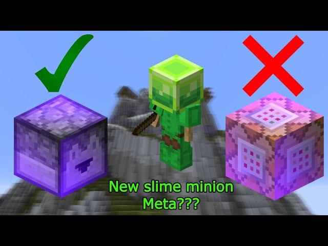 Best slime minion setup… (Hypixel Skyblock)