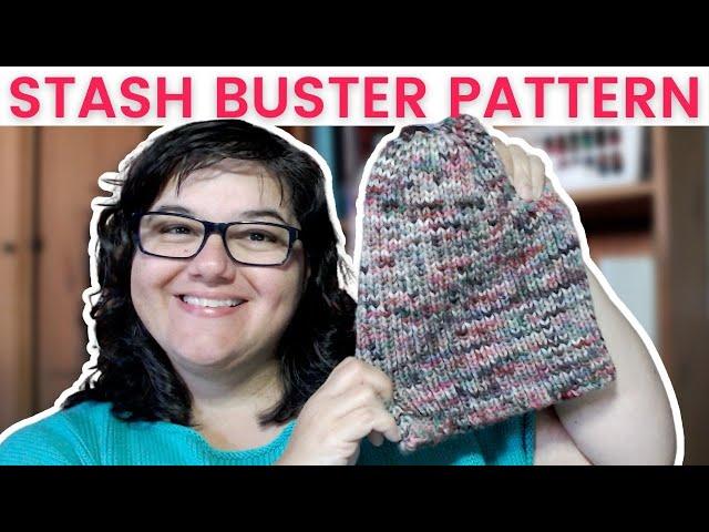 Knit a Hat with ANY YARN (free pattern) | STASH BUSTER!