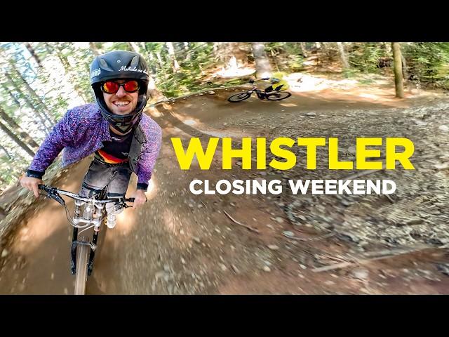 Whistler Bike Park Closing Weekend 2023