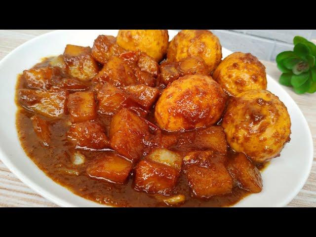 Resep Semur Telur kentang yang Enak | Resep masakan