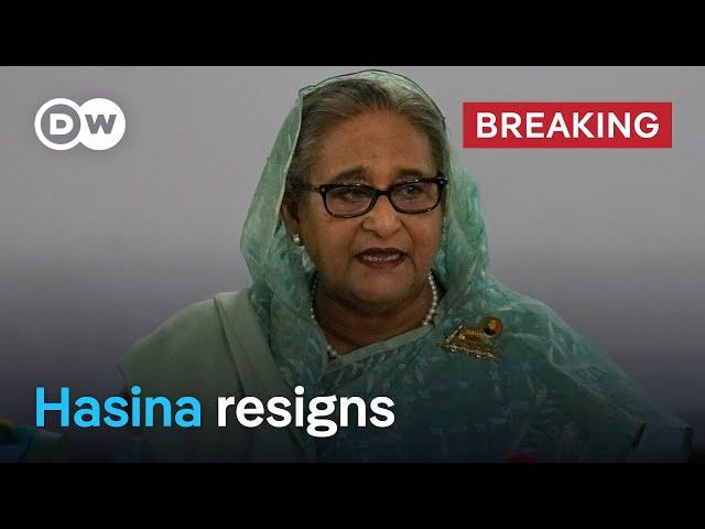 Bangladesh PM Sheikh Hasina flees Dhaka, protesters storm palace | DW News