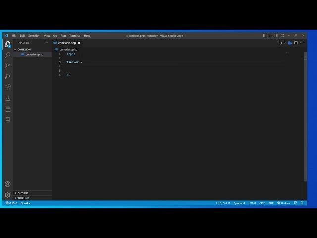 como CONECTAR PHPMYADMIN con VISUAL STUDIO CODE 