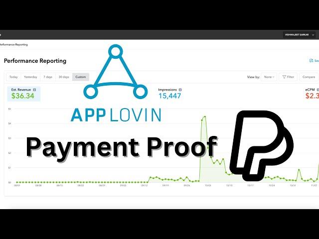 Applovin Payment Proof Best Alternative of Admob