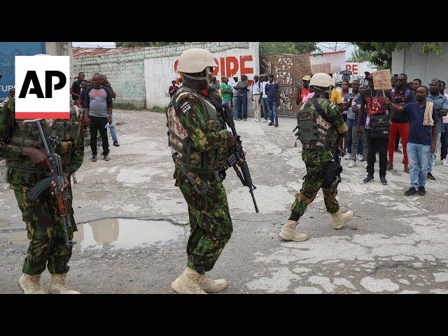 Haiti's prime minister welcomes UN-backed contingent of foreign police