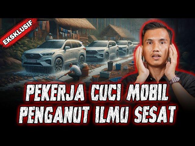 GILA ! TEMPAT CUCIAN MOBILNYA RAME TERUS, TERNYATA PEKERJA INI PENGANUT ILMU S3SAT !!