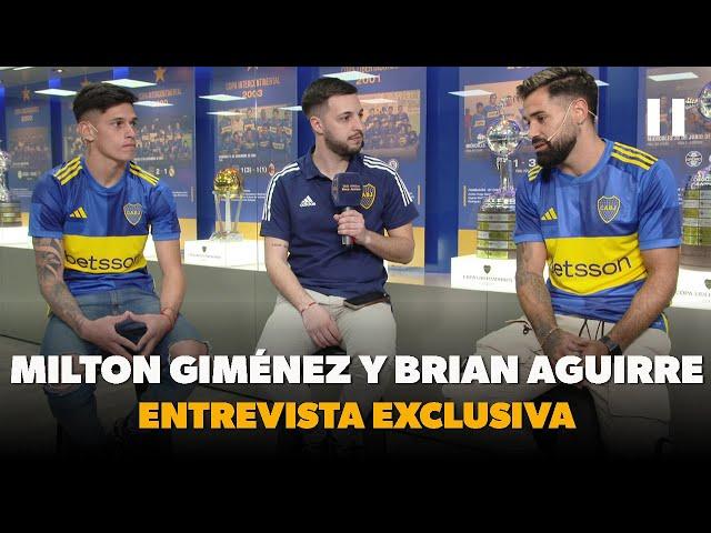 ️Milton Giménez y Brian Aguirre en exclusiva en #BocaenBoca