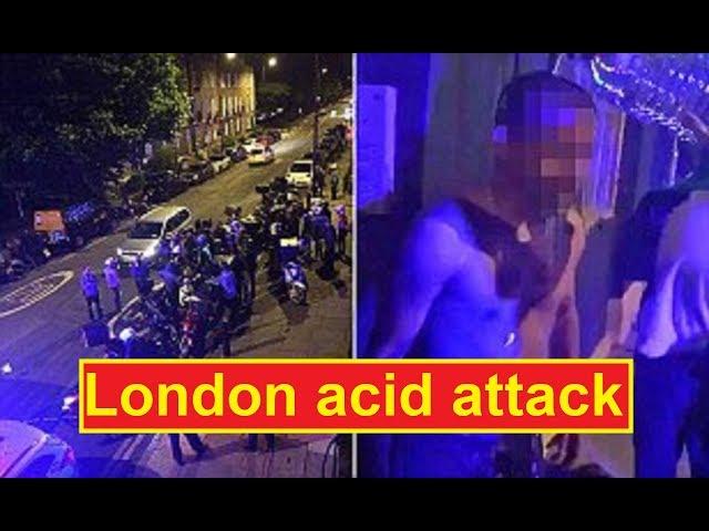 Teenager arrested after five moped acid attacks in London in 90 minutes