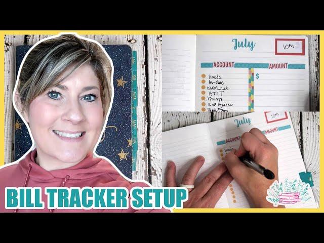 JULY 2023 MONTHLY BILL TRACKER SETUP | BUDGETING