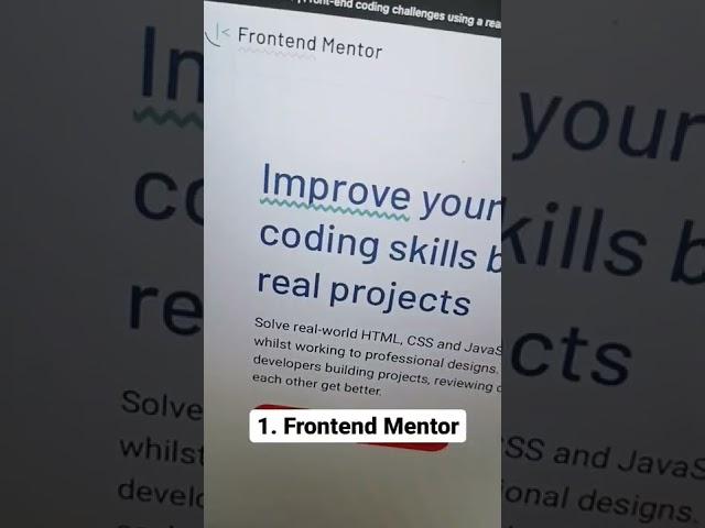 3 Websites To Practice Frontend Skills 