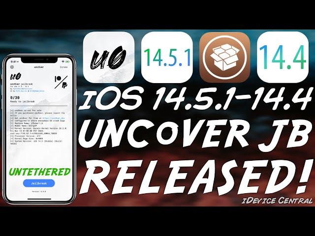 iOS 14.5.1 - 14.4 Unc0ver JAILBREAK Untethered RELEASED! + Fugu14 (A12+) | JAILBREAK NOW With Cydia