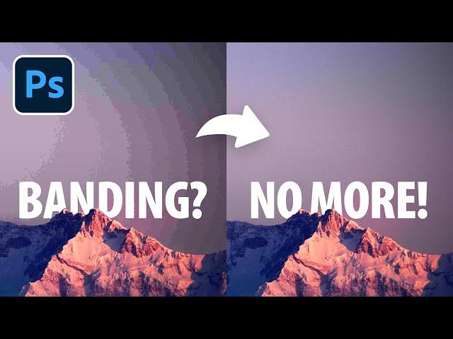 3 EASY Steps to Remove Banding in Photoshop!