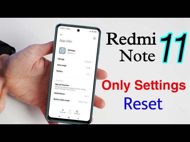 How to Redmi Note 11 Settings Reset | Redmi Note 11 me System Settings Reset Kaise Kare