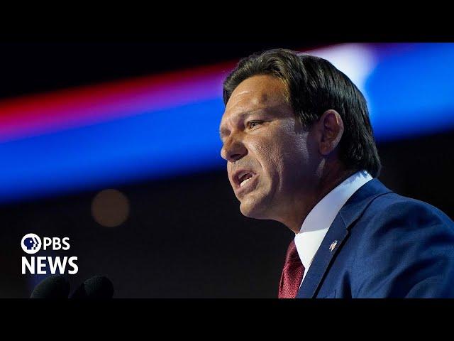 WATCH: Florida Gov. Ron DeSantis speaks at 2024 Republican National Convention | 2024 RNC Night 2