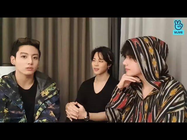 [ENG SUB] BTS V (TAEHYUNG), JIMIN & JUNGKOOK LIVE VLIVE (PART 1)