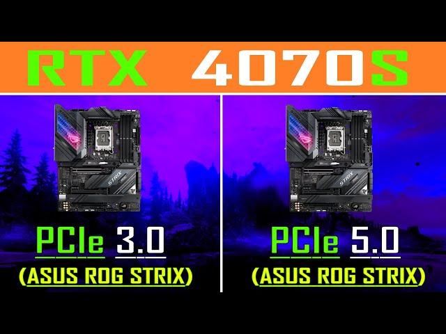 PCIe 3.0 vs PCIe 5.0 || RTX 4070 SUPER @ 12GB // PC GAMES BENCHMARK TEST ||