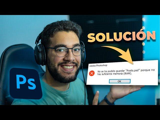 Error de falta de memoria RAM  y Memoria Virtual en Photoshop (Solución) | Photoshop Tutorial