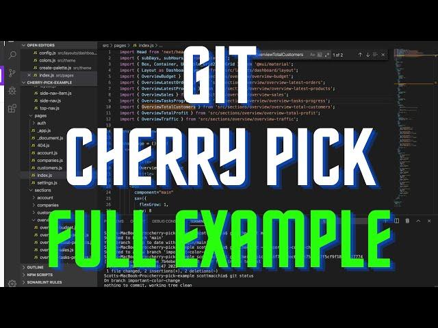 git cherry-pick | Full Example