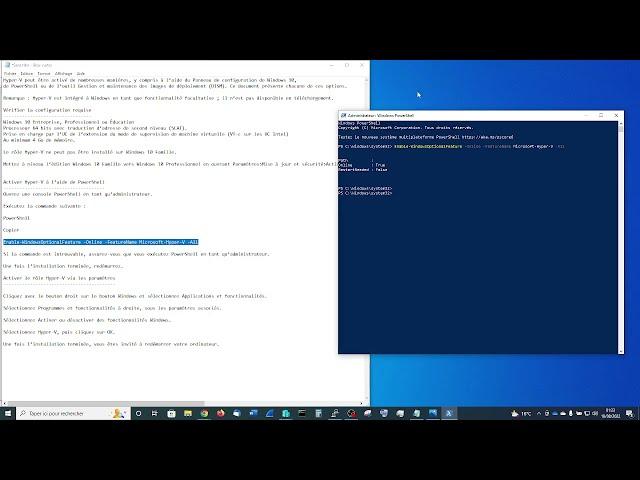  Hyper-V 1 : Comment Installer Hyper-V sur Windows 10