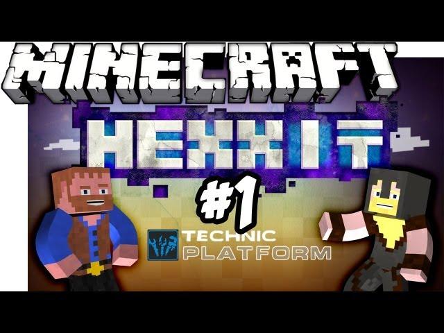  Minecraft: HEXXIT Survival  Ep.1, Dumb and Dumber