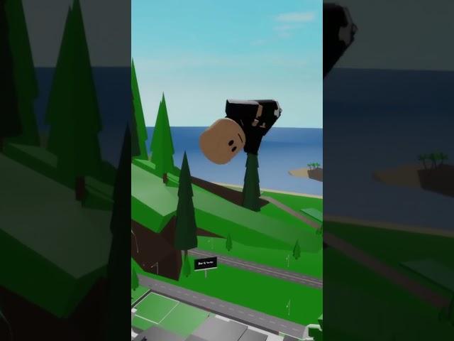 Mini Ninja Bacon went flying!  #shorts #roblox