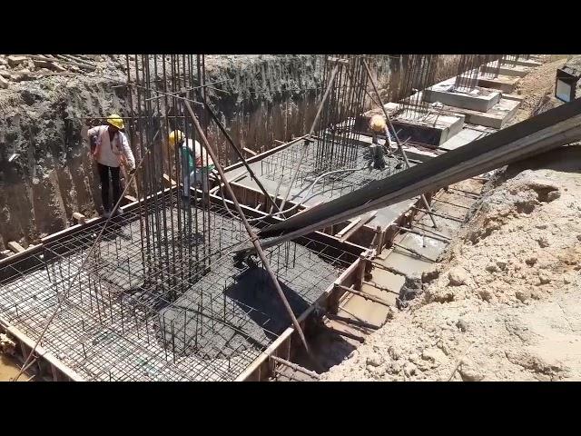 concrete casting with Ajax #concrete