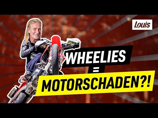 Do wheelies destroy your engine?