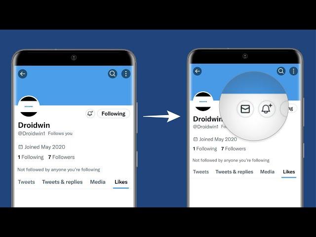 How to Bring Back the Twitter DM shortcut icon in User Profile