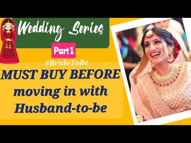 MUST HAVE BRIDAL essential items | BRIDAL ESSENTIAL SHOPPING LIST | Wedding Series Part 1