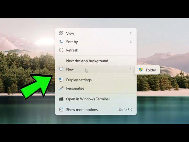 Fix: New Context Menu Missing on Desktop on Windows 11