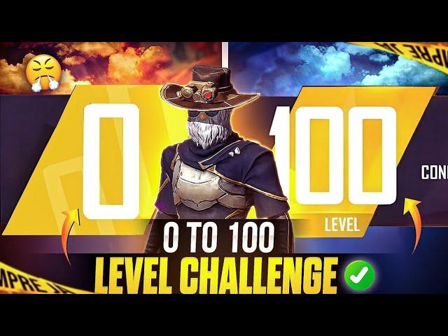 01 TO 100 LEVEL CHALLENGE  in Garena Free Fire Solo Rank Susing #gwdev