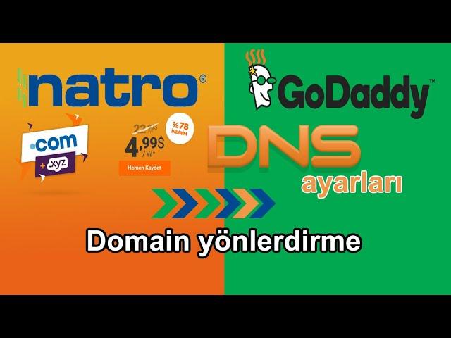 Natro domain, Godaddy sunucusuna yönlerdirme (DNS ayarları yapımı)