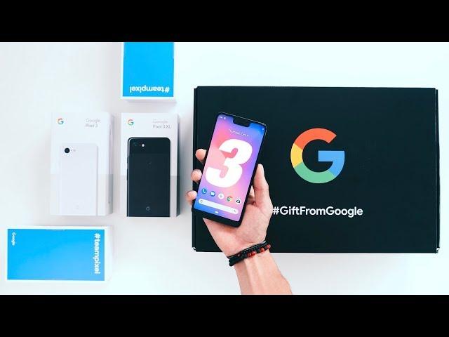 Pixel 3 and Pixel 3 XL Unboxing + Mystery Google Gift?