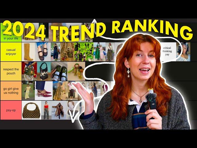 Tier Ranking 2024's Biggest Fashion Trends | Your Most Loved and Hated