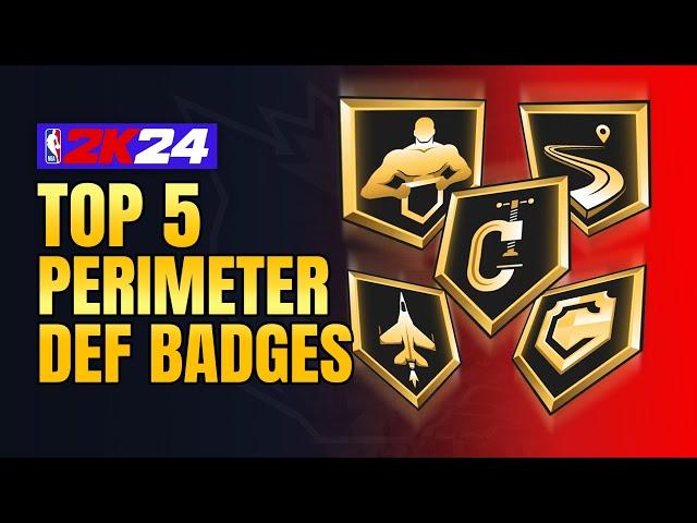 BEST PERIMETER DEFENSE BADGES in 2K24