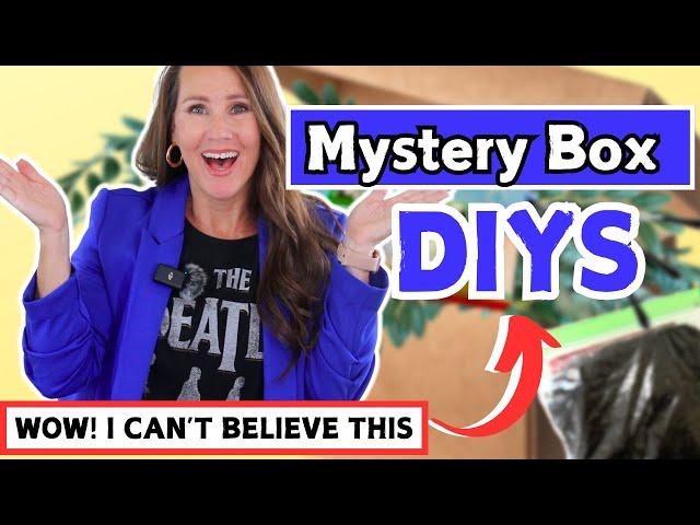 Crafting with a Crazy DIY Mystery Box! Home Decor DIYs you will want to gift!