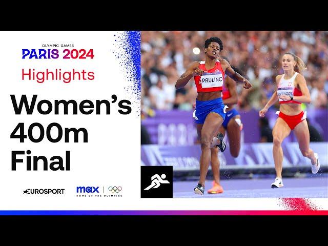 HARD FOUGHT BATTLE!  | Women's 400m Final Highlights | #Paris2024 #Olympics