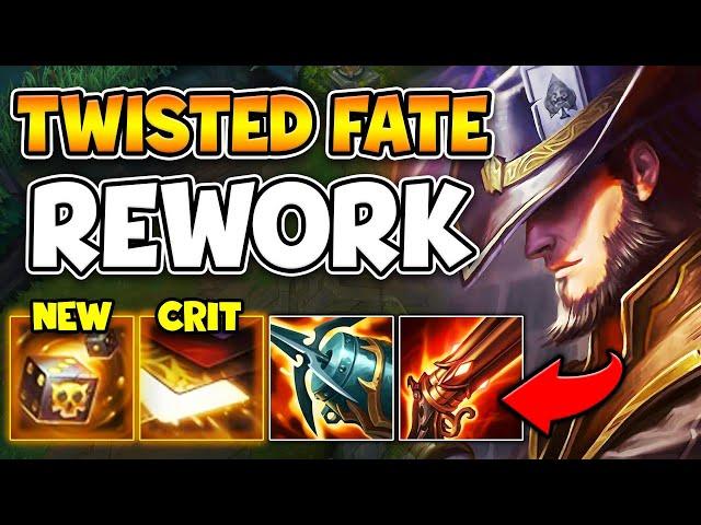 TWISTED FATE REWORK IS HERE, AND RIOT MADE HIM AN ADC! (HIS CARDS CAN CRIT NOW)