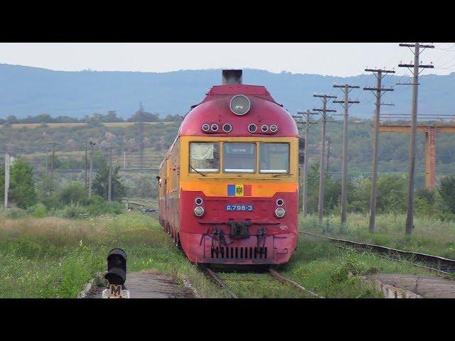 Дизель-поезда Д1-798+736 на ст. Пырлица / D1-798+736 at Pirlita station