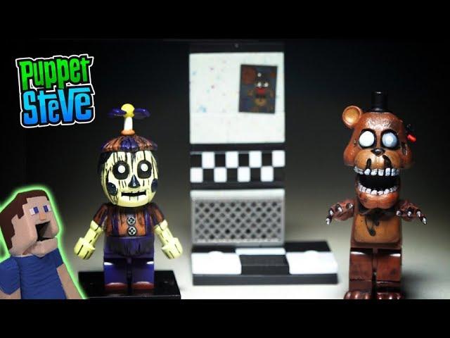 Five Nights at Freddy's Mcfarlane Toys Office Hallway PHANTOM BALLOON Boy FNAF Lego Unboxing Playset