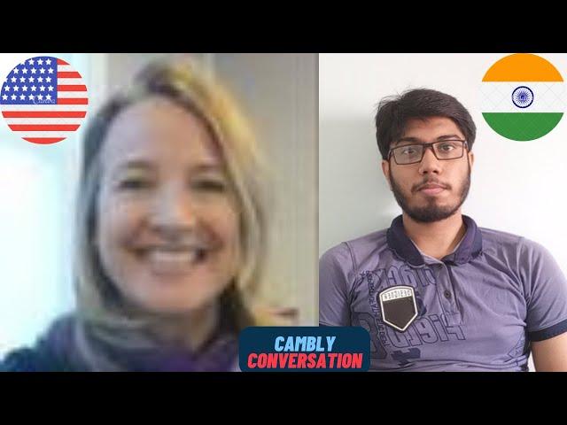 English Speaking Practice with tutor Sarah in Cambly|| English conversation Practice